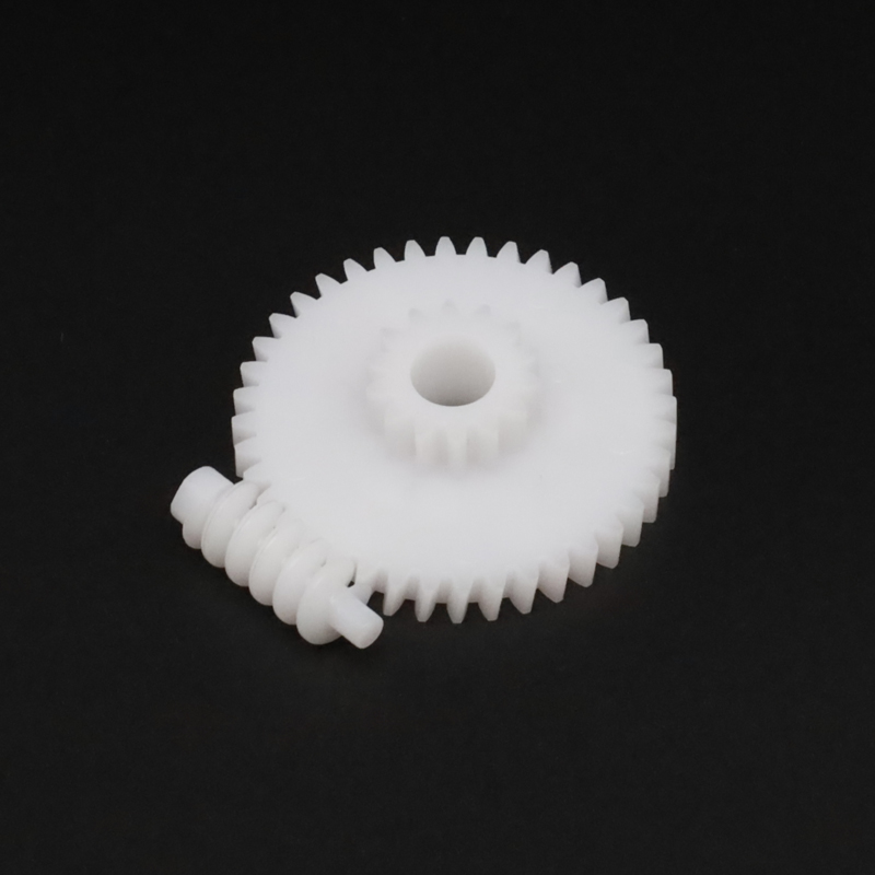 Precision transmission; plastic worm gear (4)