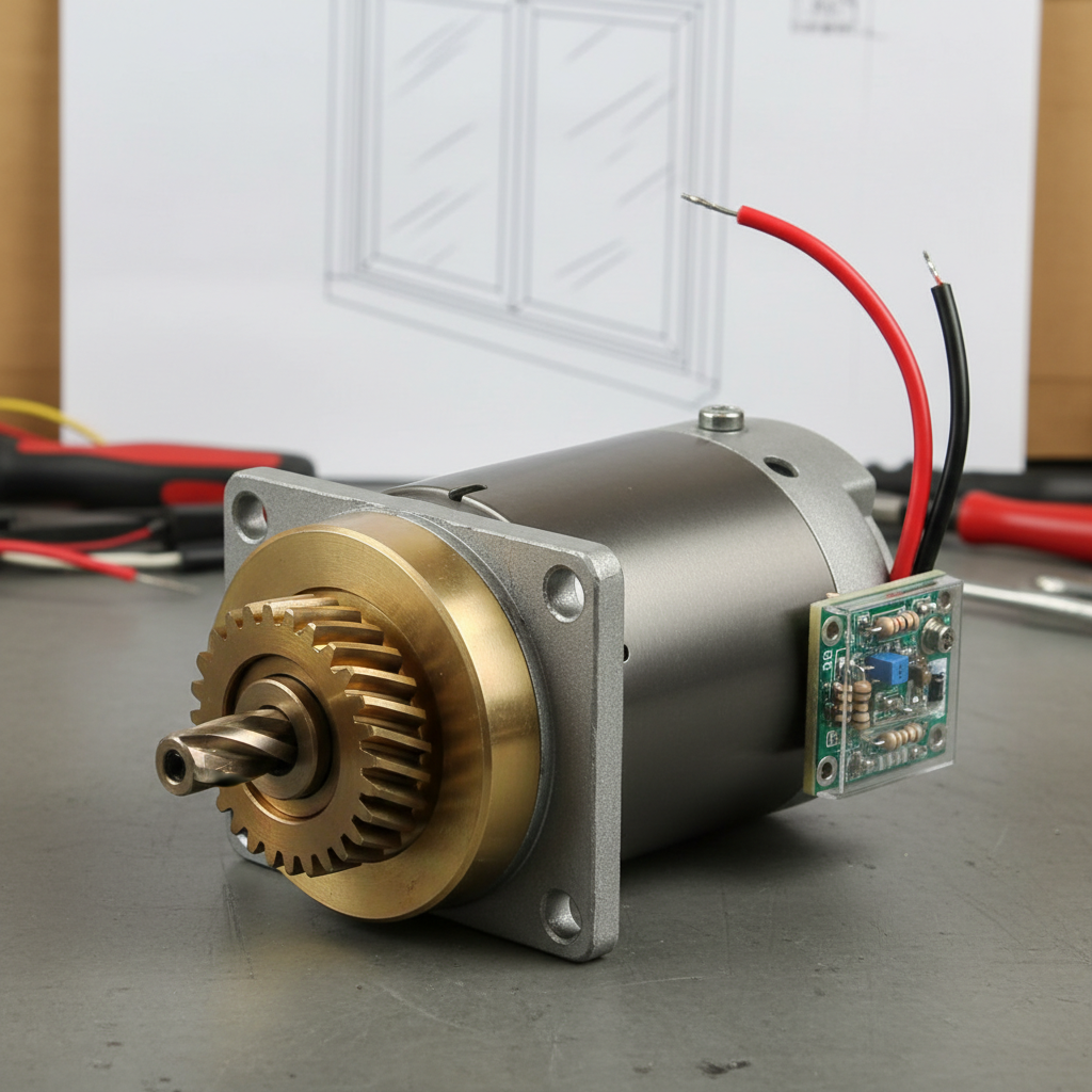 Worm Gear Motor For Automatic Window And Door Openers
