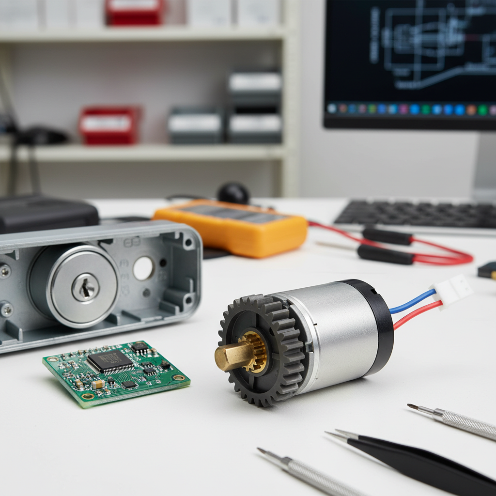 Worm Gear Motor For Smart Lock Systems