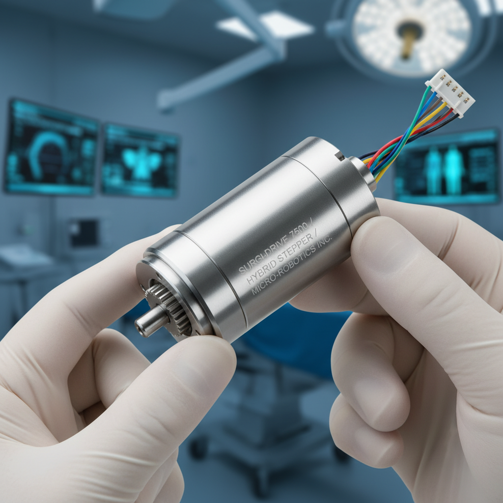 Hybrid Stepper Motor For Surgical Robotic Instruments