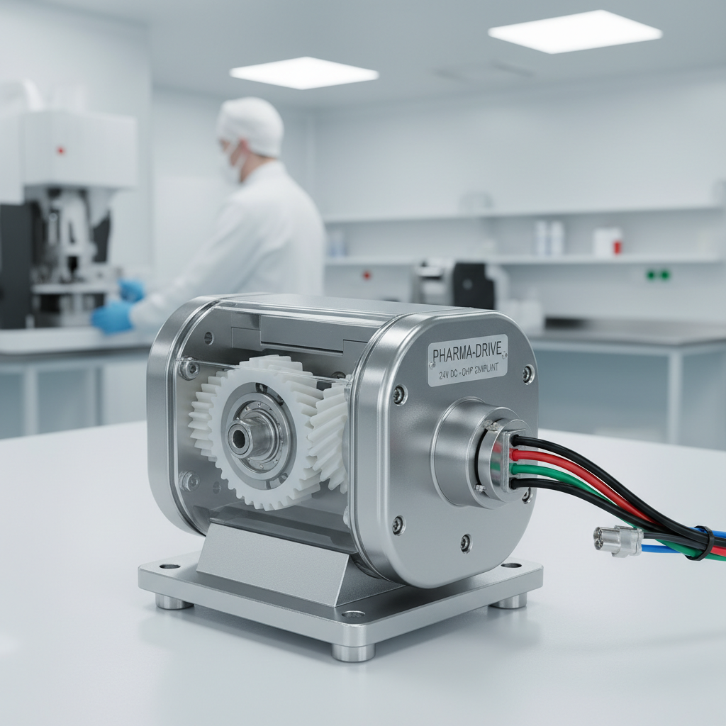 Dc Gear Motor For Pharmaceutical Company