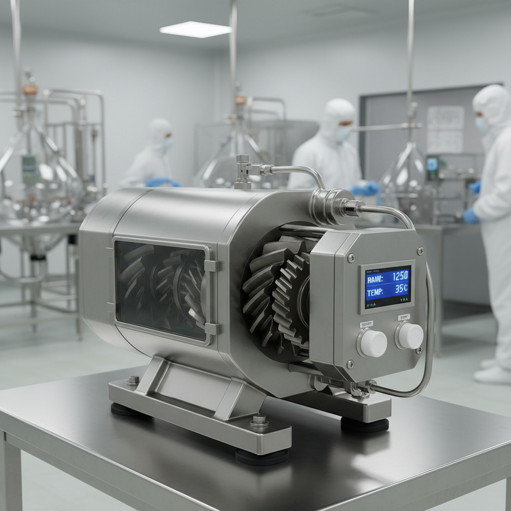 Helical Geared Motor For Pharmaceutical Company