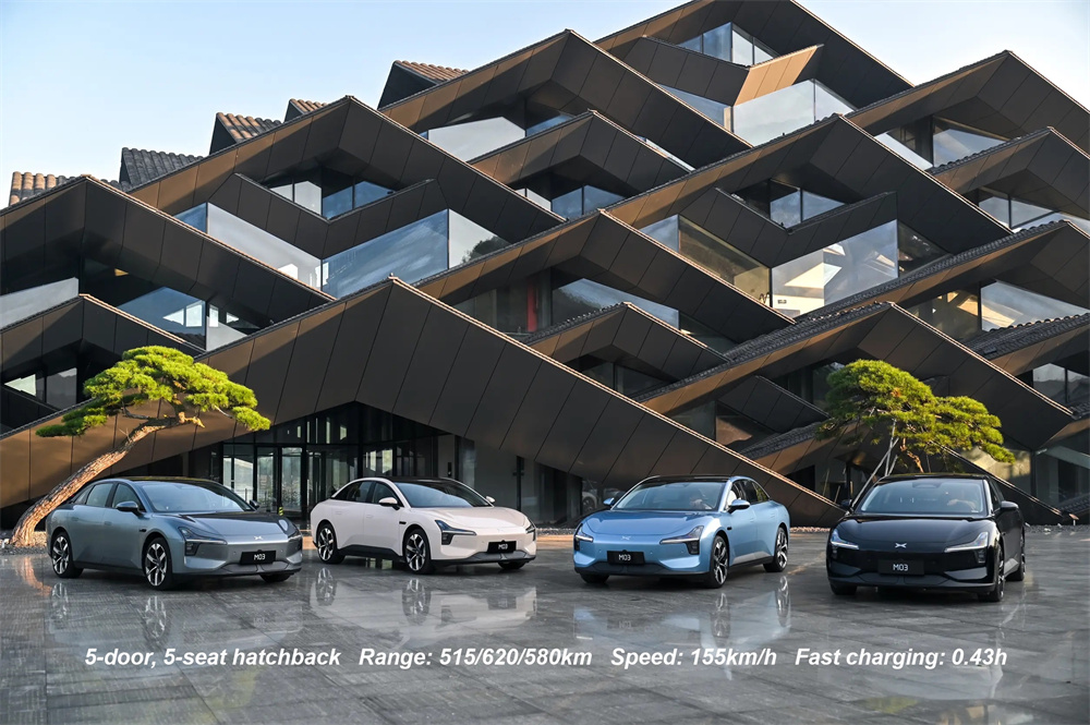 XPENG MONA M03 electric car from SEDA