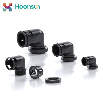Right Angle Union for Flexible Pipe with UL and IP68