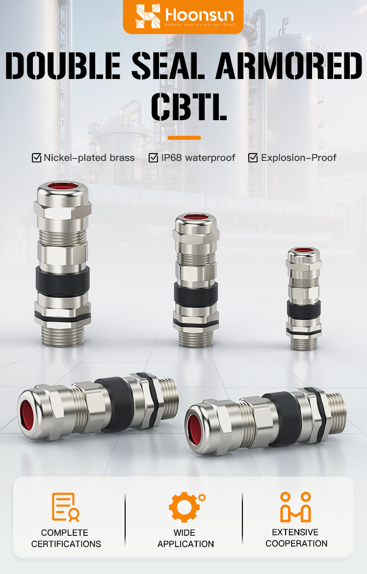 2.Double-sealed Armored Explosion-proof Cable Gland with IP68 and UL Protection.jpg