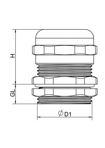 Metal Cable Gland Length Type with UL and IP68.jpg