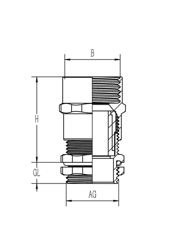 Metal Tubular Cable Gland with IP68 Rating and UL Listing.jpg