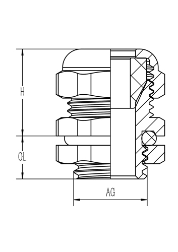 NG High Temperature Resistance Metal Cable Gland with UL and IP68.jpg