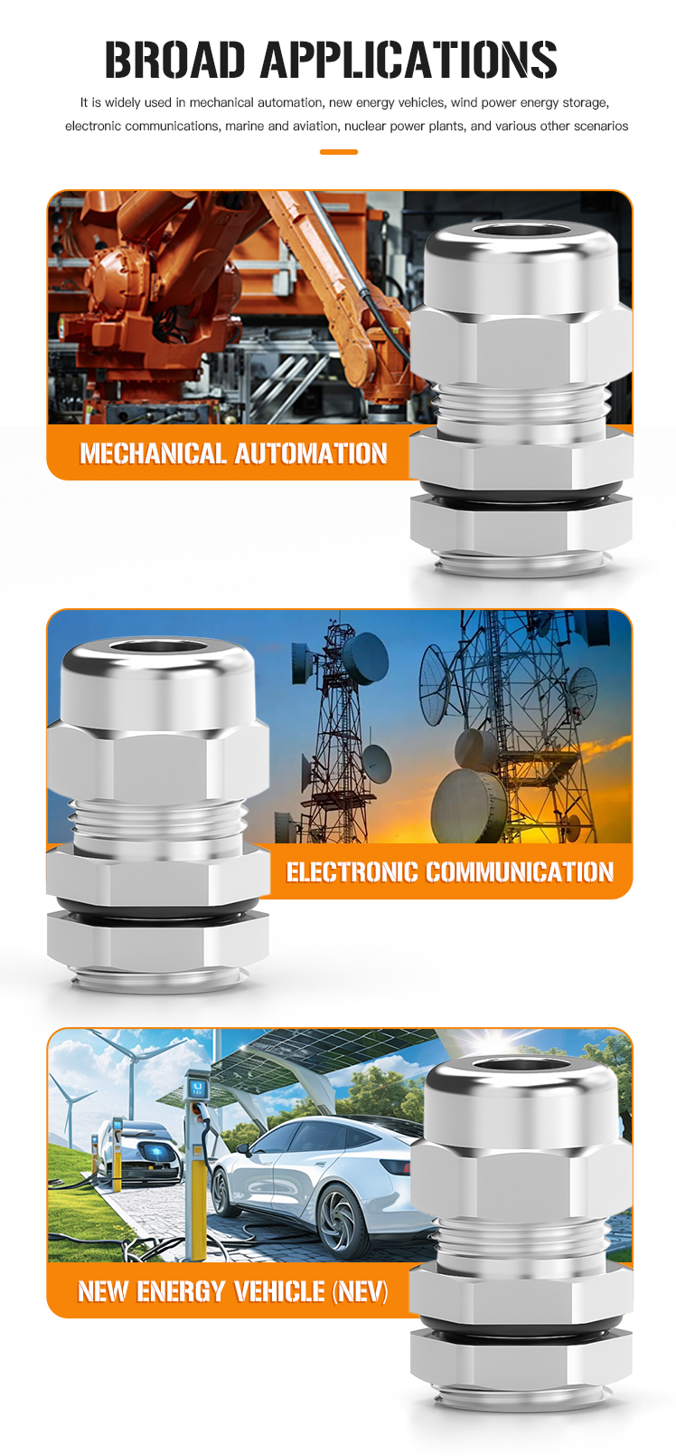 Stainless Steel Cable Gland with IP68 Waterproof and Corrosion Resistance.3.jpg