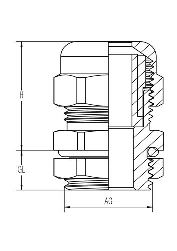 Stainless Steel Cable Gland with IP68 Waterproof and Corrosion Resistance.jpg