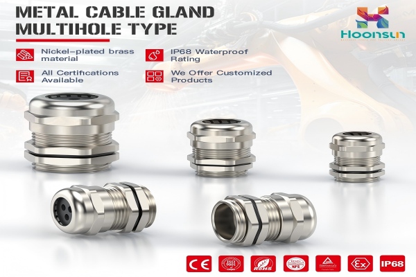 Zhejiang Hongxiang Multi-hole Cable Gland: Deepening Details to Empower Industrial Connections and Efficiently Solve Multi-cable Wiring Challenges