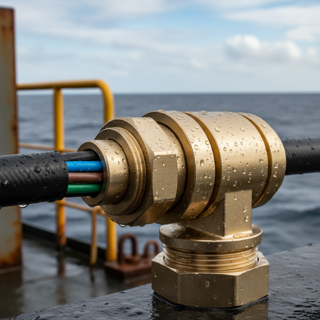 Nickel Brass Cable Gland For Marine And Offshore Equipment