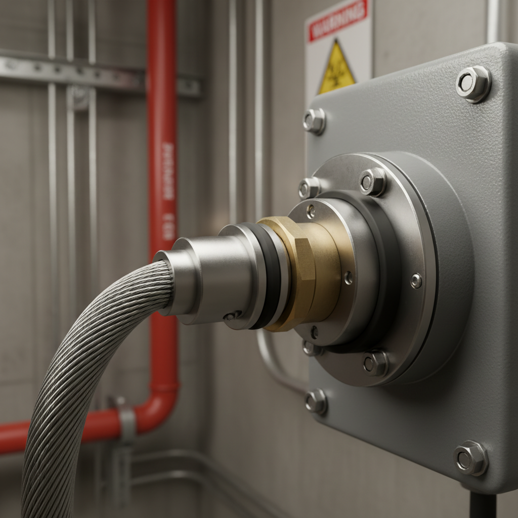 Single Cable Gland For Explosion Proof Environments