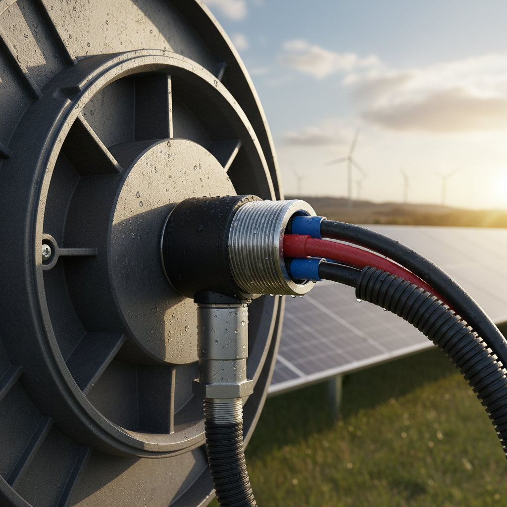 Long Thread Cable Gland For Renewable Energy Systems