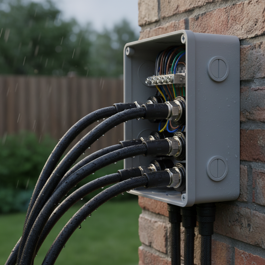 Pg Gland Chart For Outdoor Lighting Connections