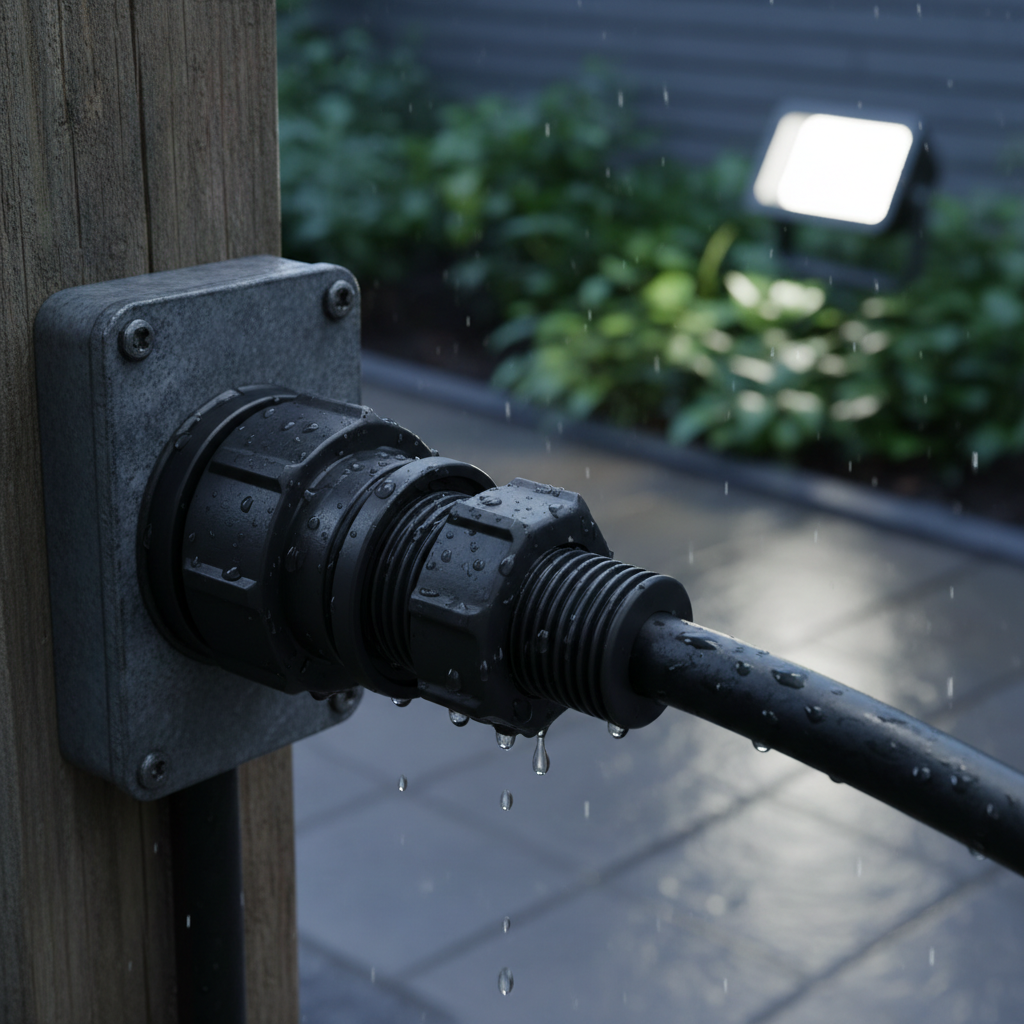 Waterproof Cable Gland For Outdoor Lighting Connections