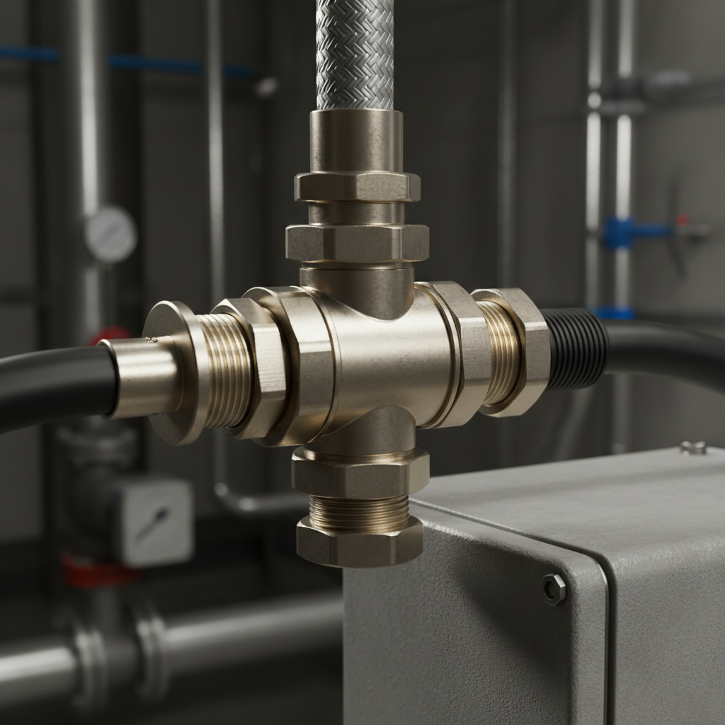 Ex Cable Gland For Flexible Conduit Assemblies
