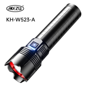 20W White Laser Flashlight 10800mAh Rechargeable 600M 2000LM Torch Zoom Waterproof Camping Hiking
