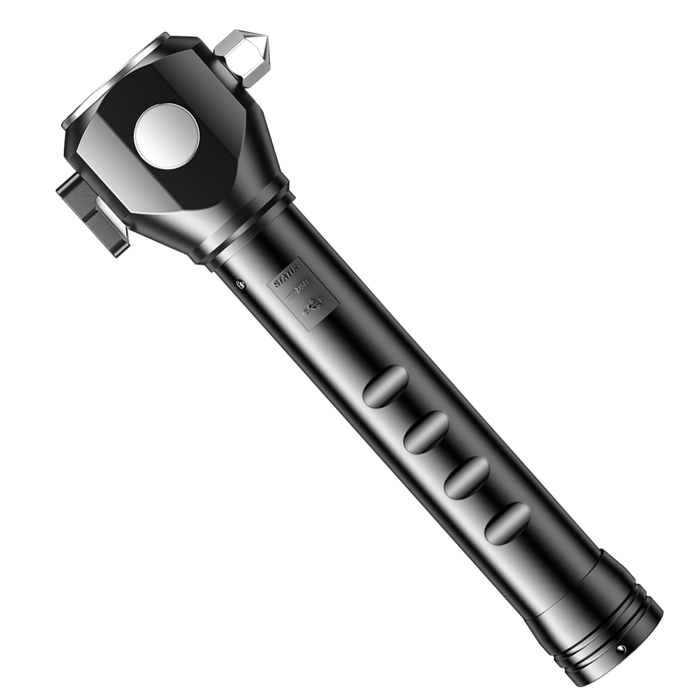 Lampe torche multifonctionnelle 7 en 1 avec batterie externe, marteau de sécurité, coupe-ceinture, alarme, lampe de camping, lampe stroboscopique et aimant (3).jpg