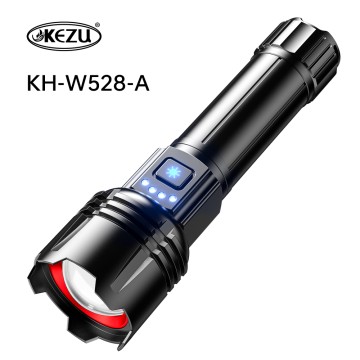 China OEM Suppliers Rechargeable LED Flashlight, 5000 Lumens Waterproof Handheld Lamp, Adjustable Focus for Camping