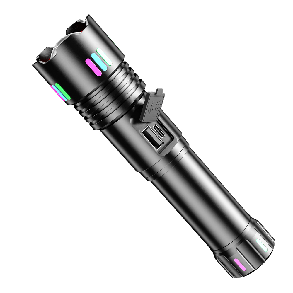 W511A Laser 500M Rechargeable Zoomable 2000LM High Brightness IP45 Torch (3).jpg