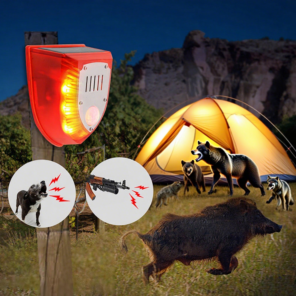 Umweltfreundliche Solar-Camping-Sirene: Unverzichtbar zur Tierabwehr