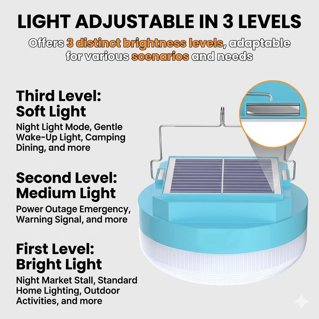 USB Rechargeable Emergency Tent Light