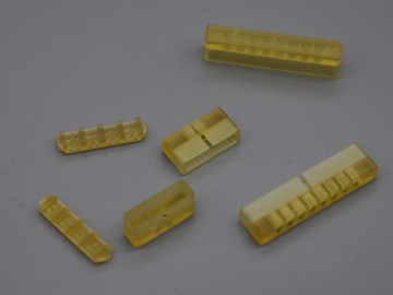PEI CNC Parts, Ultem 1000 test sockets, PEI sensors housings