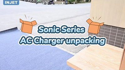 Cire akwatin ''Sonic'' Series AC EV Charger daga INJET