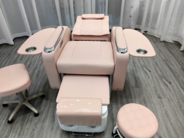 2026-2026 NEW DESIGN Pink Pedicure Massage Chair Adjustable Reclining Luxury Salon Spa Pedicure Manicure Chairs