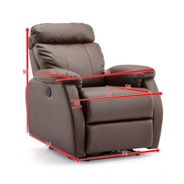 China Factory Power Massage Recliner Sofa PU Leather Recliners Multi Function Recliner Mechanism Sofa