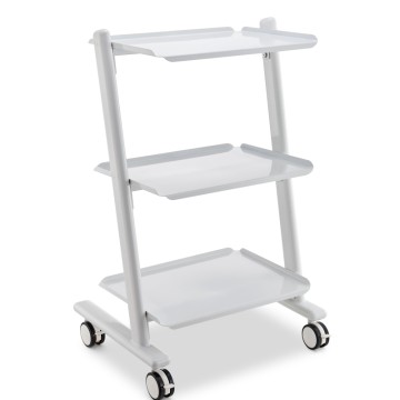High-quality customized metal 3-tray rolling cart, salon furniture, beauty machine, handcart