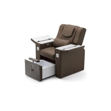 Modern Luxury Nail Salon Furniture Foot Spa Electric Massage Manicure Pedicure Chairs No Plumbing Pedicure Chair with Basin