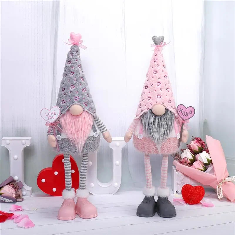 Gnome debout de 61 cm avec lumière chaude