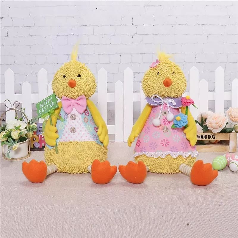 14" Dangle Legs chicken w/ Warm Light
