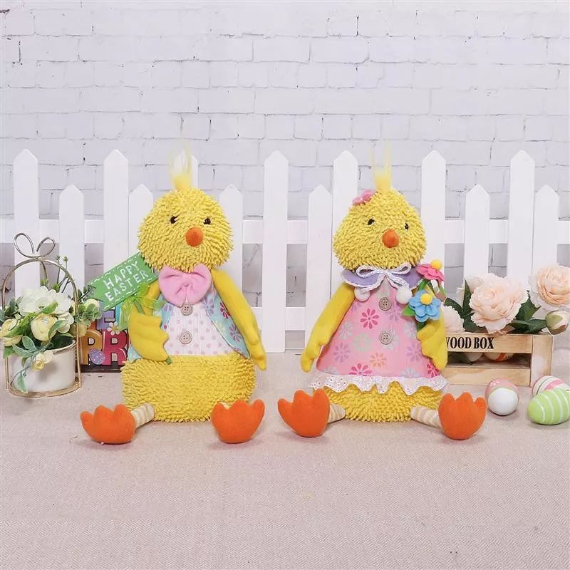 11" Dangle Legs chicken w/ Warm Light