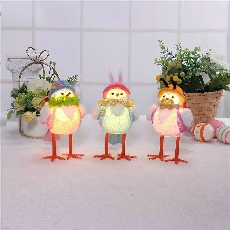 Oiseau de 15/18 cm avec lumière chaude