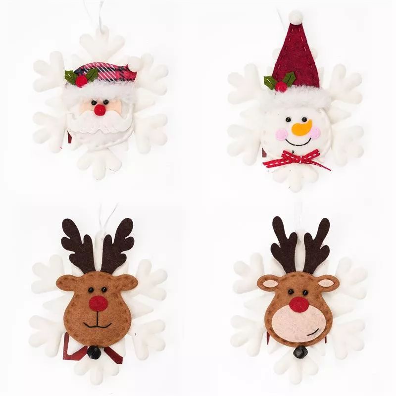5"/5.5"/6" Santa Snowman Deer Hanging