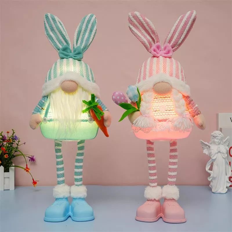 21" Standing rabbit w/ Warm Light