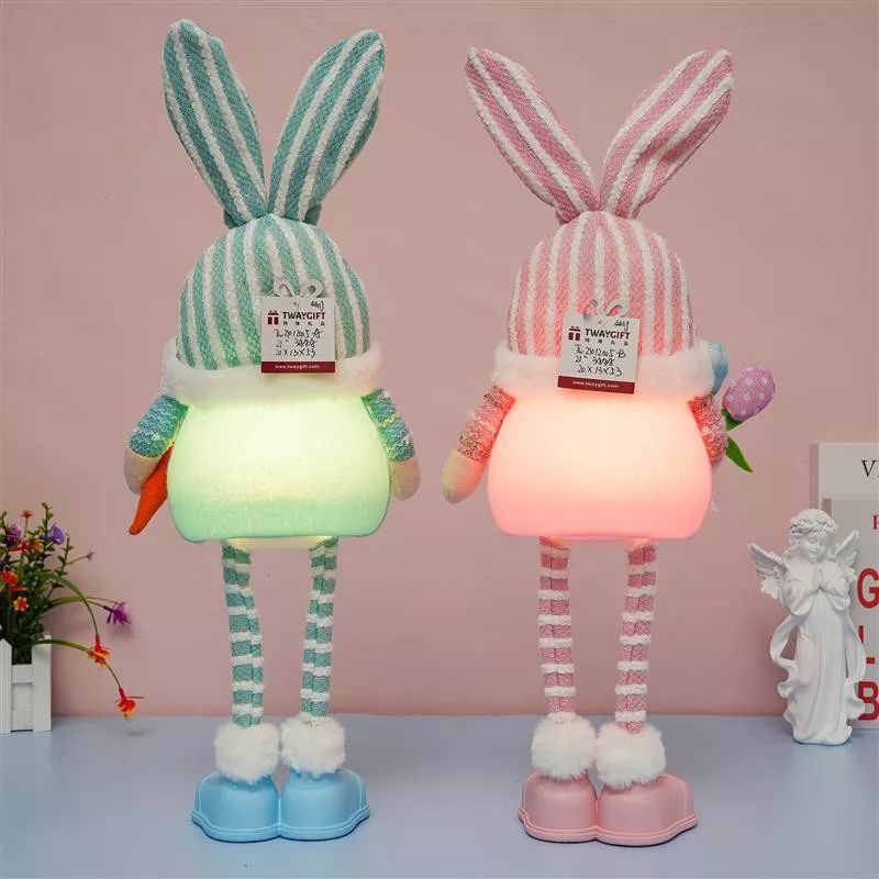 21" Standing rabbit w/ Warm Light