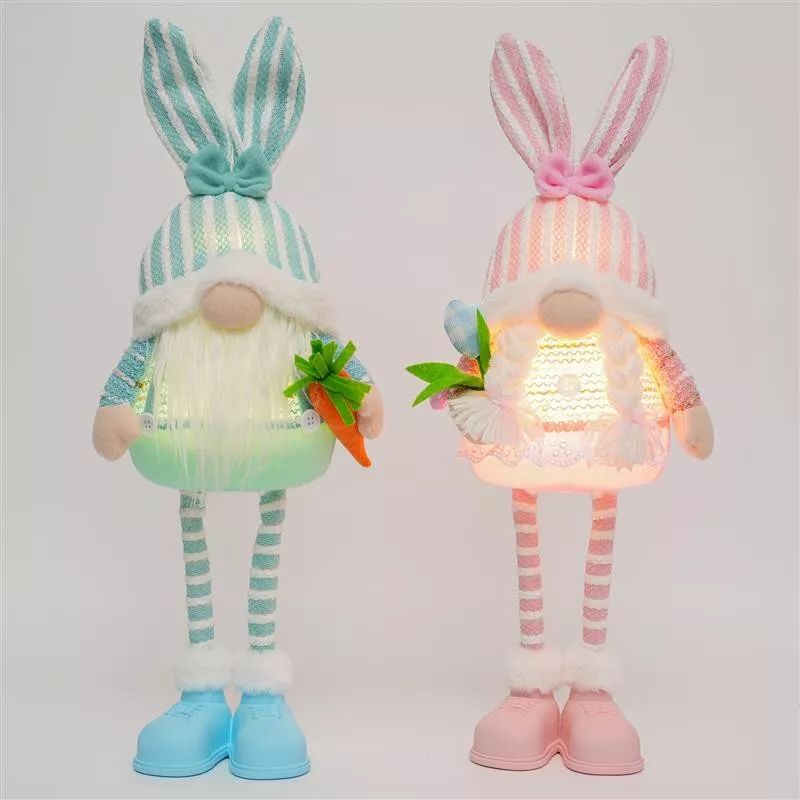 21" Standing rabbit w/ Warm Light