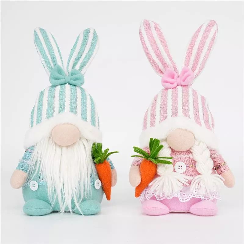 Lapin assis de 30 cm avec lumière chaude