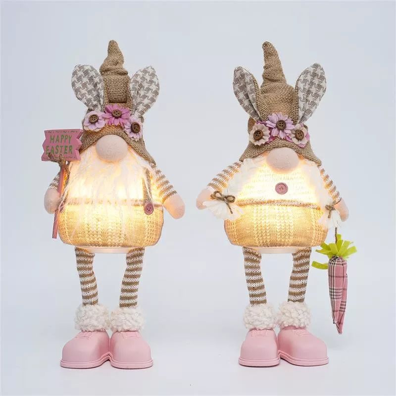 15" Standing rabbit w/ Warm Light
