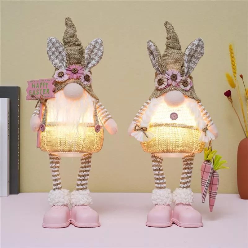 15" Standing rabbit w/ Warm Light