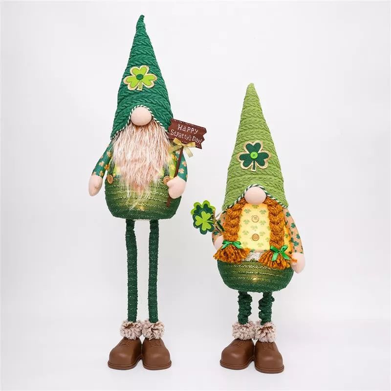 Gnome flexible de 86 cm avec lumière chaude
