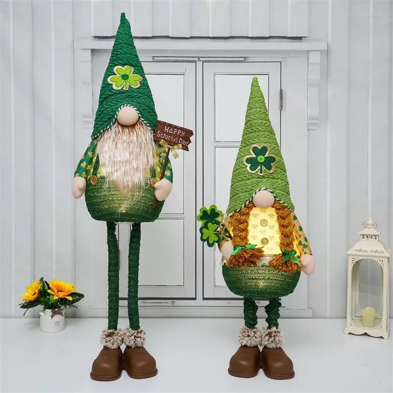 Gnome flexible de 86 cm avec lumière chaude