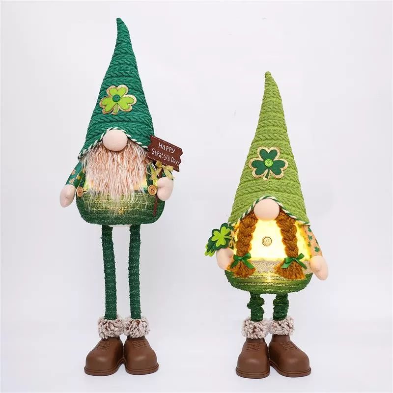 Gnome flexible de 76 cm avec lumière chaude