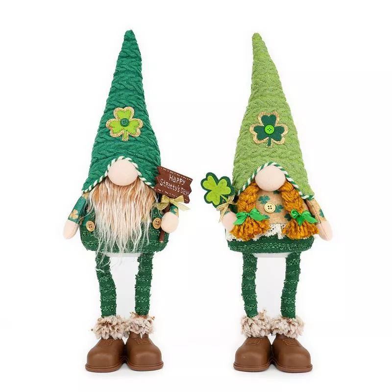 Gnome debout de 45 cm avec lumière chaude