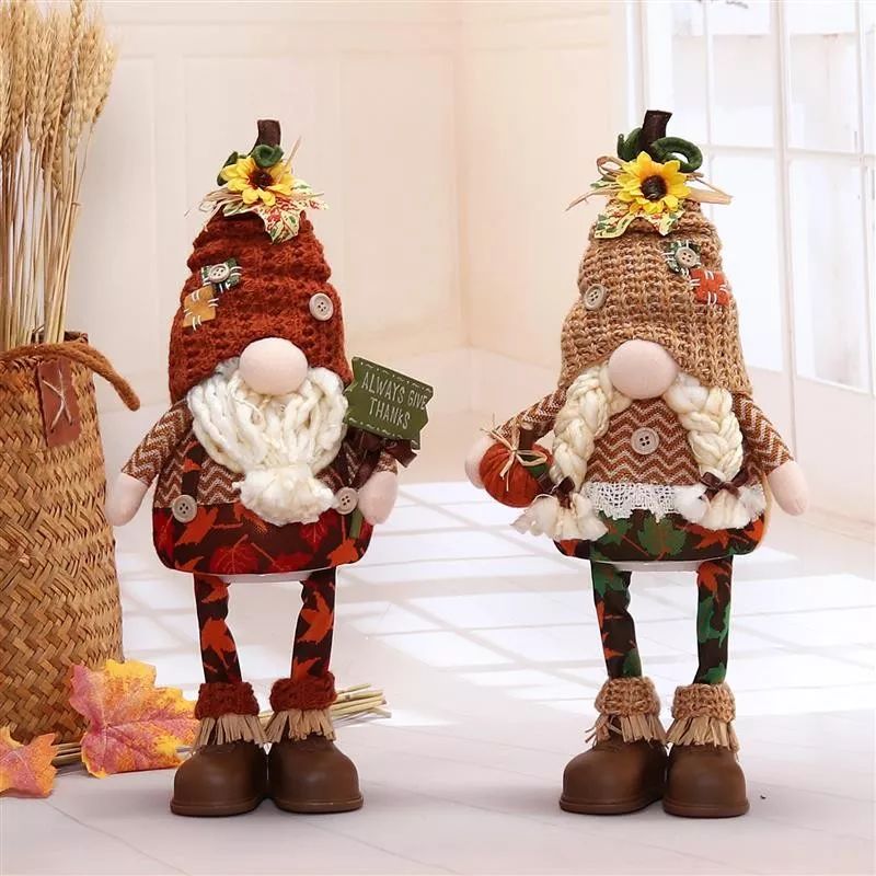 Gnome debout de 33 cm avec lumière chaude 17 x 11 x 33 cm, 27...