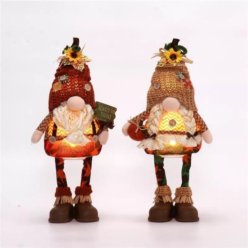Nain de jardin de 33 cm avec lumière chaude (17 x 11 x 33 cm, 271 g, 3 piles AAA non incluses)